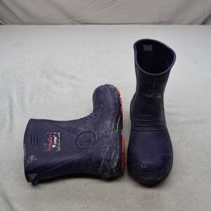 Tingley Flite Unisex M7 W9 Rain Boots Blue Waterproof Slip Resistant Utility
